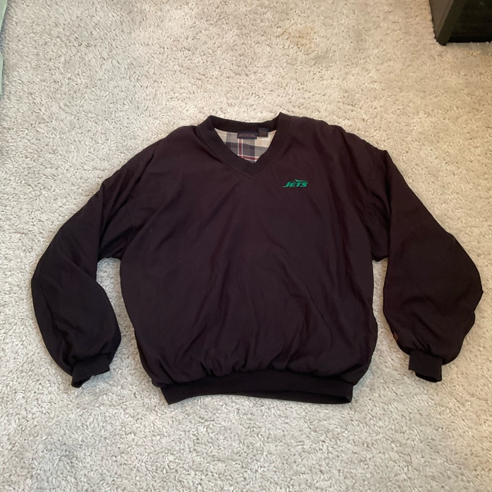 Men's Black NY Jets Pulloverr